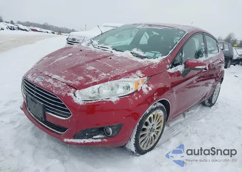 2014 Ford Fiesta Titanium z USA, uszkodzony, nr VIN 3FADP4FJ0EM162936